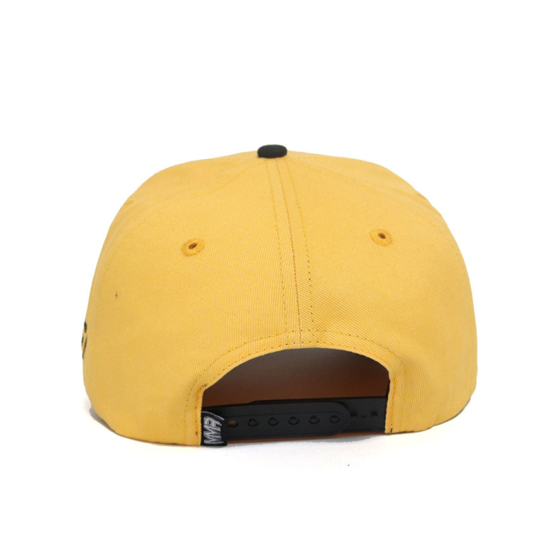 BLACK & YELLOW MMA SNAPBACK