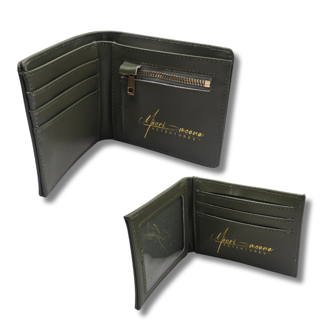 Mana Wallet - Premium Leather (Green)