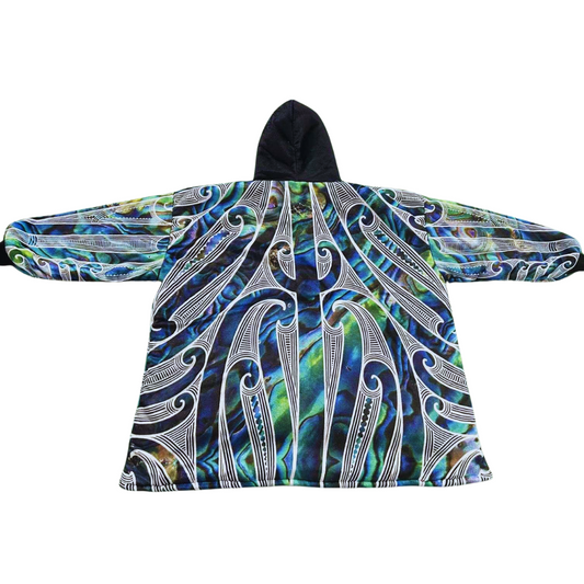 Kids paua Snuggle Hood