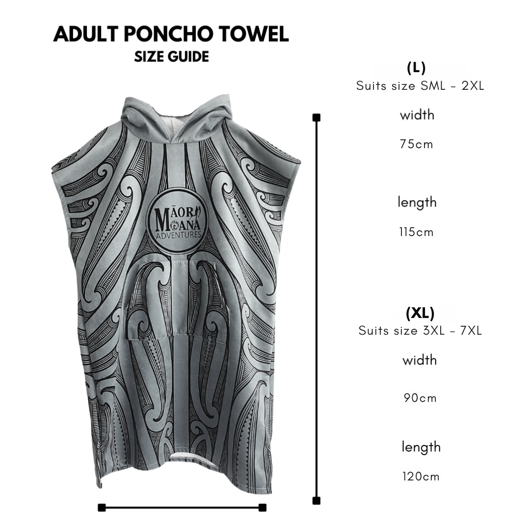Poncho Towel (Rasta)