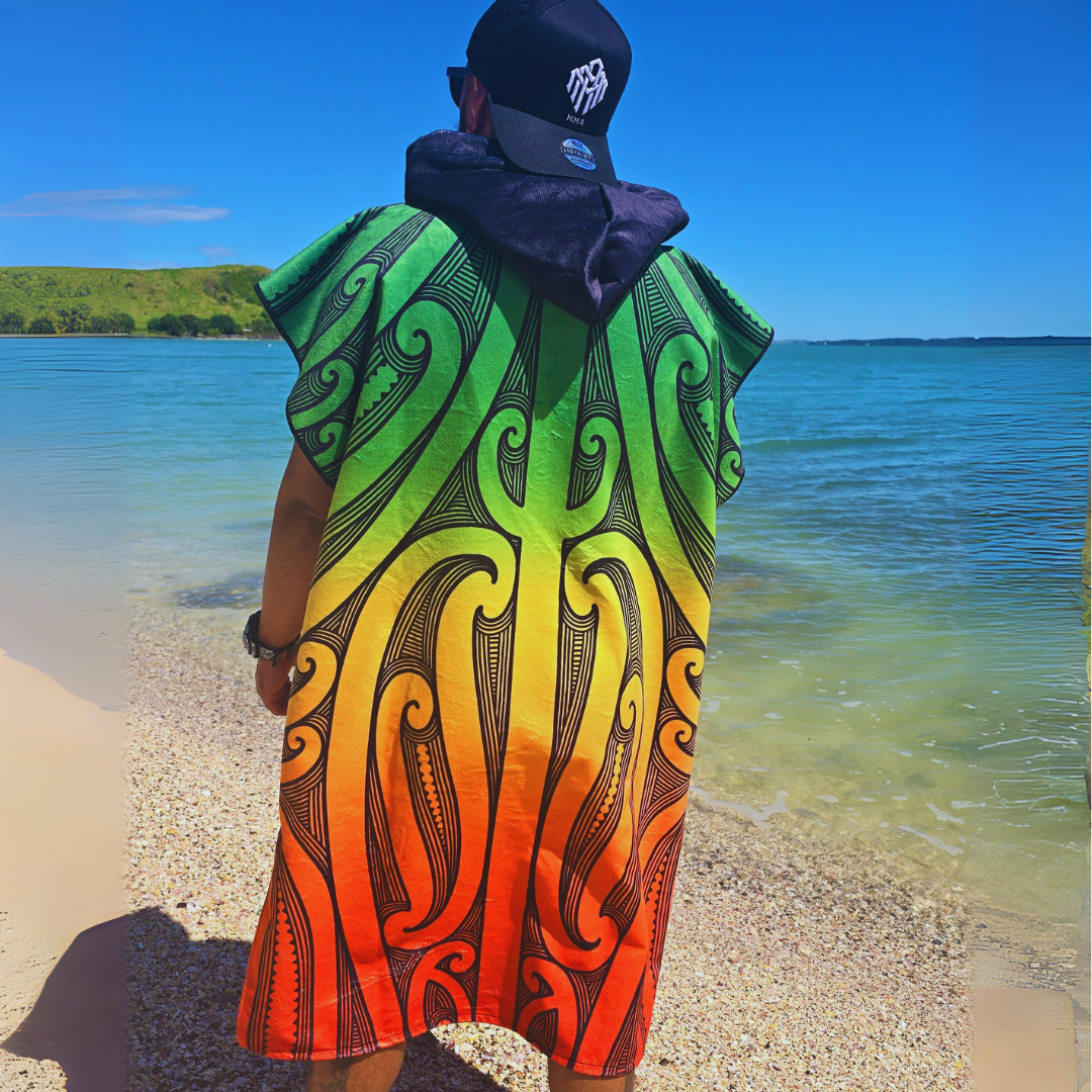 Poncho Towel (Rasta)