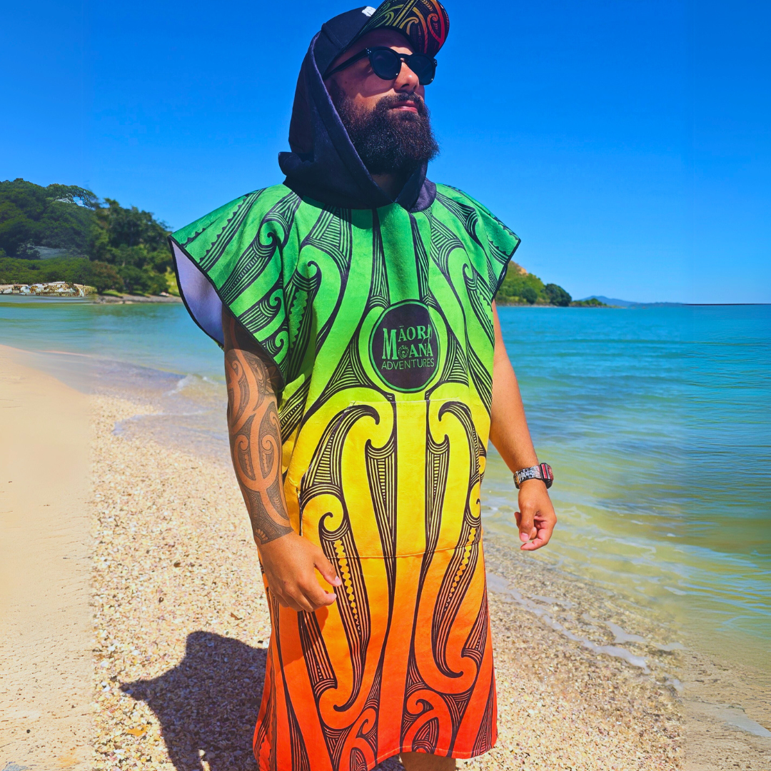 Poncho Towel (Rasta)