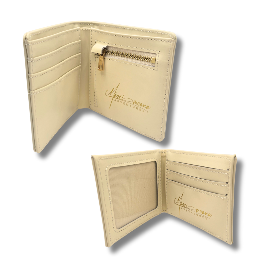 Mana Wallet - Premium Leather (Cream)